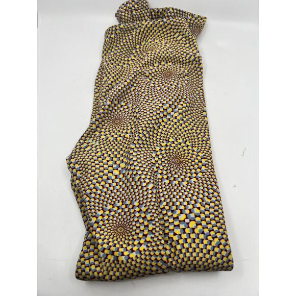 Multicolored Psychedelic Lu La Roe Leggings One Size - Picture 3 of 5
